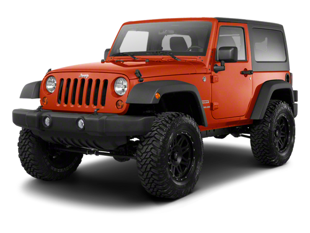 2010 Jeep Wrangler Sport in Black Clearcoat/Black Soft Top — front three-quarter view