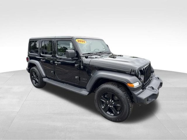 2020 Jeep Wrangler — rear three-quarter view