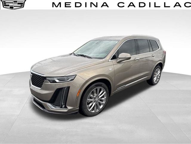 2023 Cadillac XT6 Premium Luxury in Latte Metallic — front three-quarter view