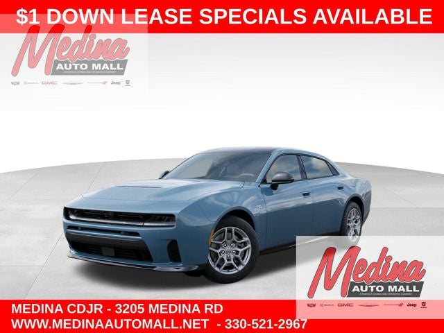 2026 Dodge Charger R/T in Sub-Zero Exterior Paint — front three-quarter view