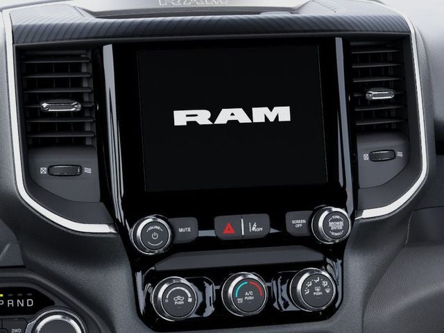 2026 RAM 1500 Big Horn/Lone Star in Diamond Black Crystal Pearl-Coat Exterior Paint — front three-quarter view