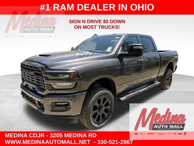 2026 RAM 2500 Tradesman in Granite Crystal Metallic Clear-Coat Exterior Paint — front three-quarter view