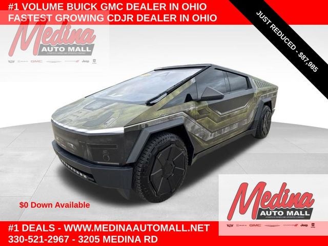 2024 Tesla Cybertruck Cyberbeast in Stainless Steel — front three-quarter view